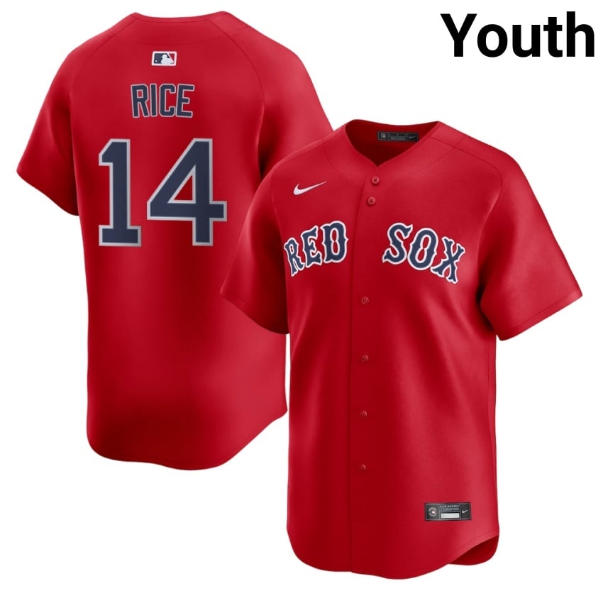#14 Jim Rice Red Sox Nation Youth Baseball 2026 Jerseys - Red