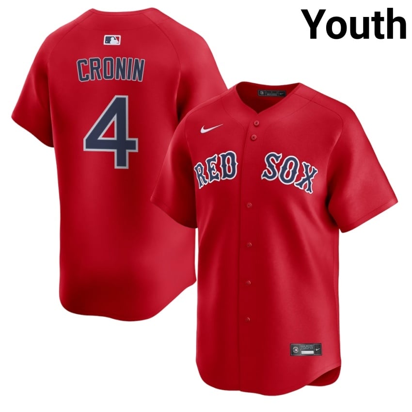 #4 Joe Cronin The Sawx Youth Baseball 2026 Jersey - Red