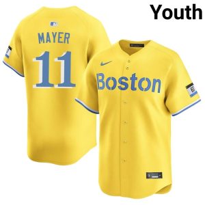 #11 Marcelo Mayer The Sawx Youth Baseball Limited Jersey - Gold