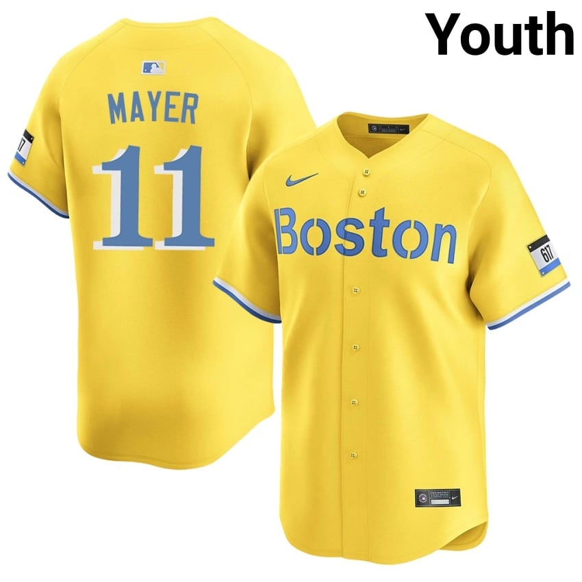 #11 Marcelo Mayer The Sawx Youth Baseball Limited Jersey - Gold