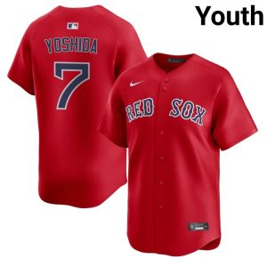 #7 Masataka Yoshida Olde Towne Team Youth Baseball Embroidery Jersey - Red