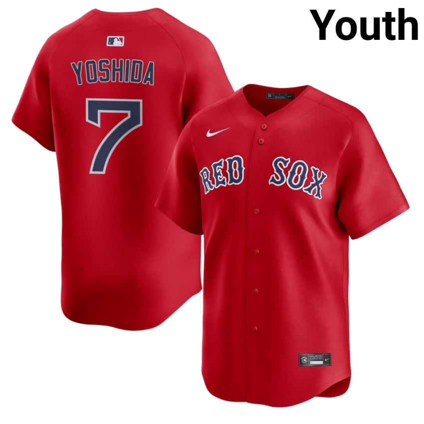 #7 Masataka Yoshida Olde Towne Team Youth Baseball Embroidery Jersey - Red