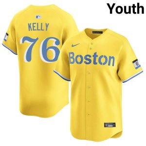#76 Zack Kelly Olde Towne Team Youth Baseball Limited Jersey - Gold